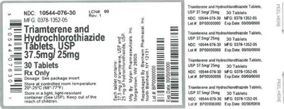 Label 37-5-25mg 30ct (Label Tri HCl Tabs 37 5mg 25mg Bpi(10544 076 30) Mylan(0378 1352 05) Rev1)